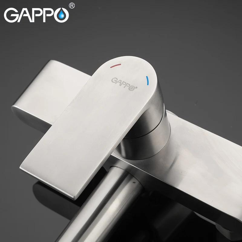 GAPPO смеситель для ванны do anheiro хромированный смеситель настенный душевой кран из нержавеющей стали для ванной комнаты дождевой Душ кран для ванной s