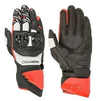 

2019 New 4 Colors 100% Genuine Leather GP PRO R3 Motorcycle Long Gloves Racing Driving Motorbike Original Cowhide GP PRO Gloves