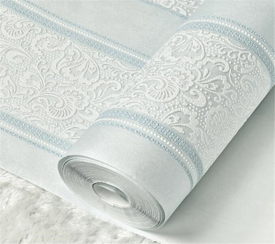 high quality 3D Striped Wallpaper European Luxury Bedroom Embossed Pink sky blue Wallpaper roll papel de parede Beibehang high quality 3D Striped Wallpaper European Luxury Bedroom Embossed Pink sky blue Wallpaper roll papel de parede Beibehang