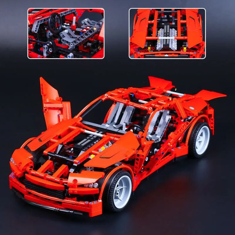 

L Models Building toy Compatible with Lego L20028 1281PCS Sports Car Blocks Toys Hobbies For Children Model Building Kits