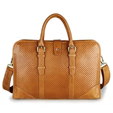 Fashion Genuine Leather Men Messenger Bags Laptop Handbag Men’s Briefcase Portfolio Bussiness Men’s Travel Bags #VP-J7339