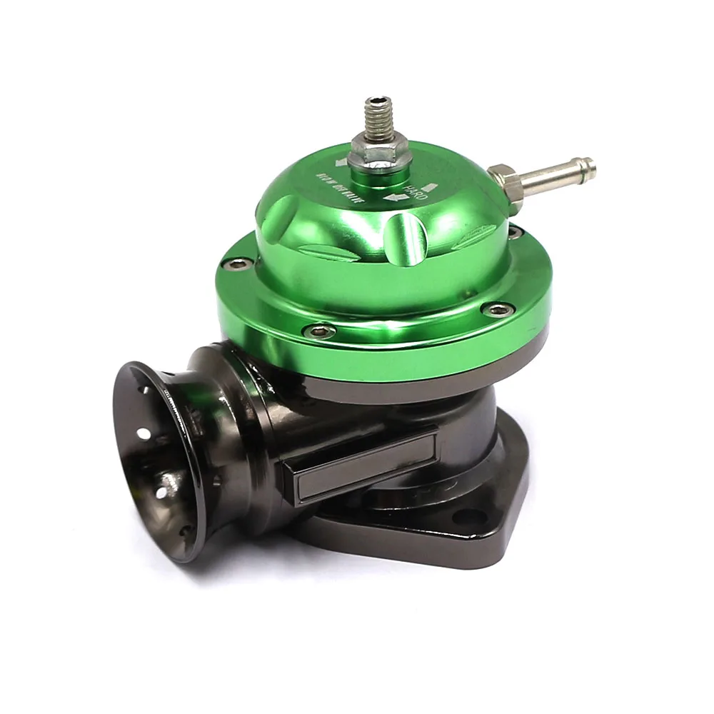 Универсальный тип-RS турбо предохранительный клапан регулируемый 25 фунтов/кв. дюйм BOV предохранительный/предохранительный адаптер предохранительный клапан для CNSPEED YC100370 - Цвет: Зеленый