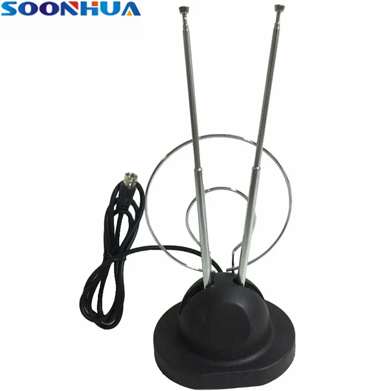 

SOONHUA 30 Miles Indoor Freeview Digital TV Antenna HDTV Antenna Aerial 4K HD Booster Satellite Receiver For DVB-T HDTV Box