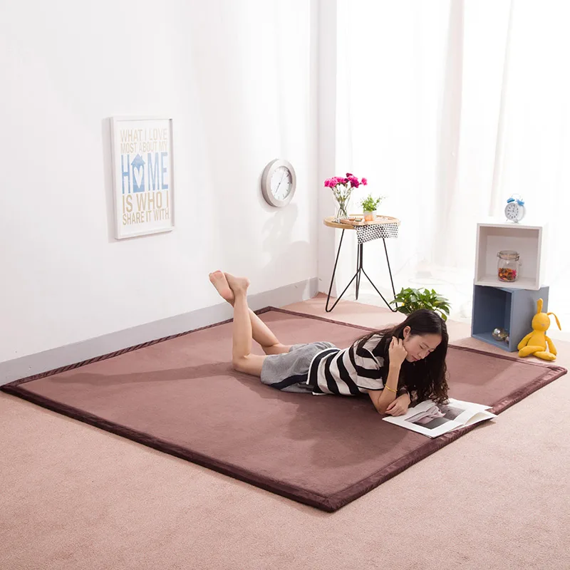 

Infant Shining 2018 Baby Crawling Carpet Mat Rushed Tapete Infantil Children Game Mat Thickening Tatami Climbing Pad Babyshining