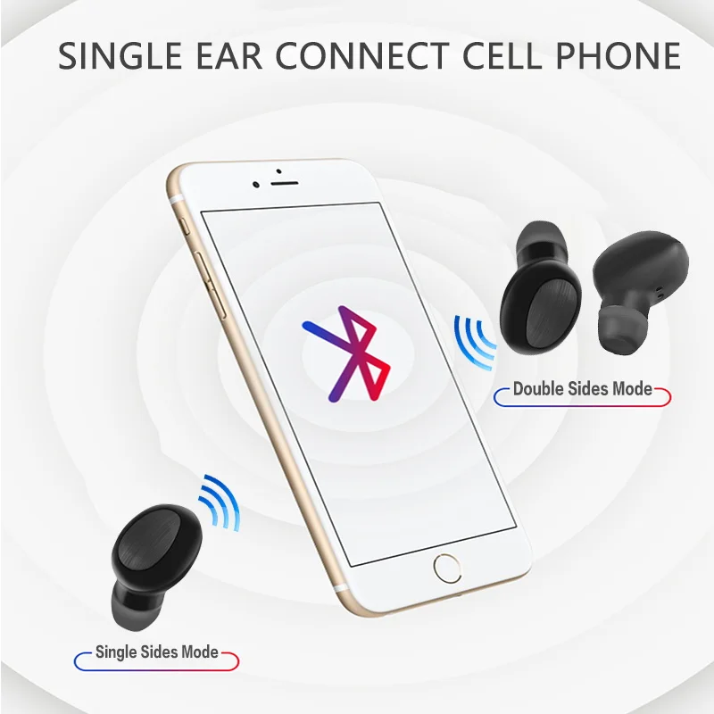 B20 Bluetooth 5 0 TWS беспроводные наушники 3D стерео с сенсорным управлением Hifi бас мини