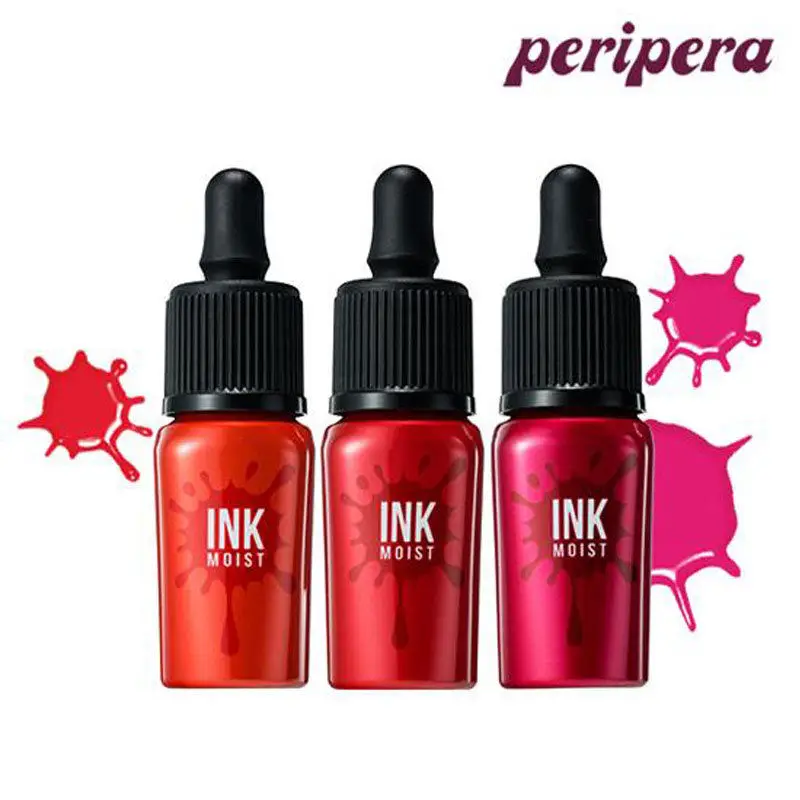 

PERIPERA Peri's Ink The Moist 8g Lip Gloss Long Lasting waterproof Liquid Lipstick Magic Beauty Lip Tint Korea Cosmetics