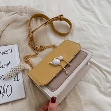 Новинка в Корейском стиле; модное Подиум один на плечо округлая продолжительность цепи небольшая сумка tide