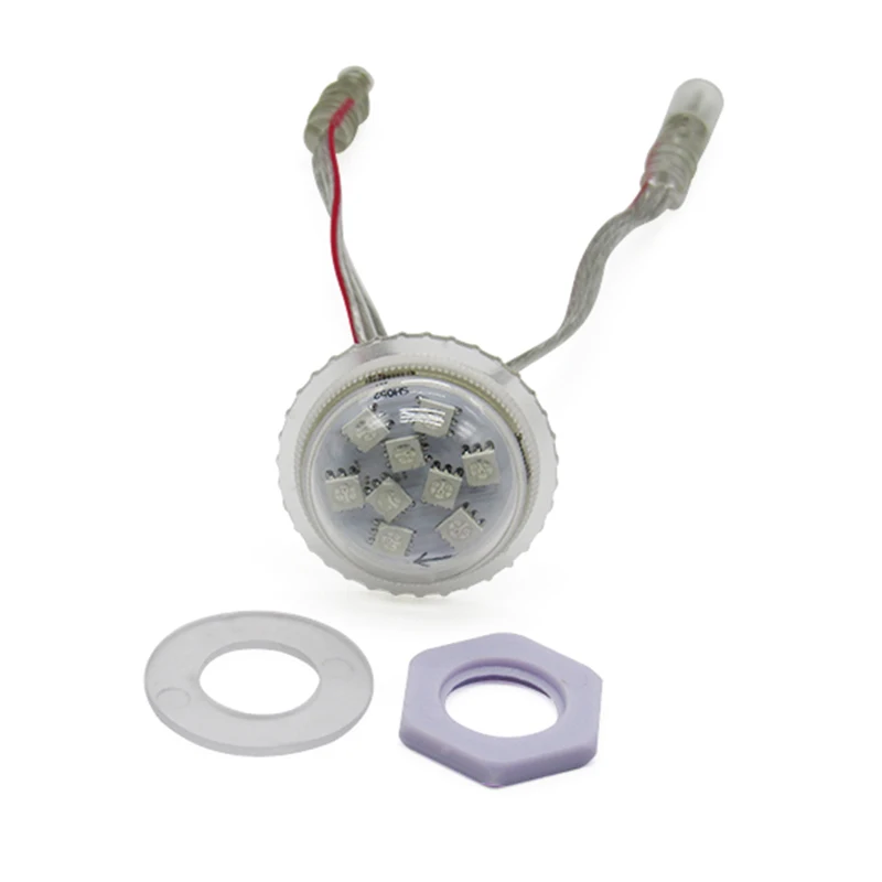 

38mm 9LEDs UCS1903 5050 SMD LED RGB Pixel Module IP68 LED Light Amusement Ride Diameter 38mm 9LEDs/Module Waterproof IP68 DC12V