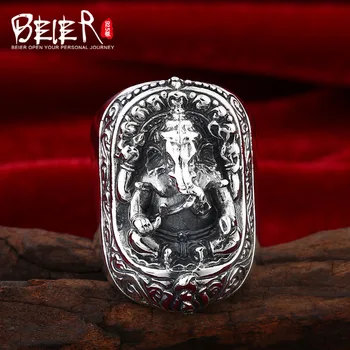 

Beier new store rings for men high quality fine jewelry Ganesh rings D0724