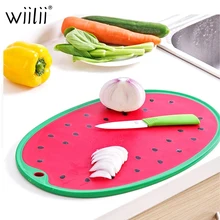 Пластиковая разделочная доска для овощей, фруктов, противоскользящая разделочная доска для мяса, кухонные принадлежности для приготовления пищи