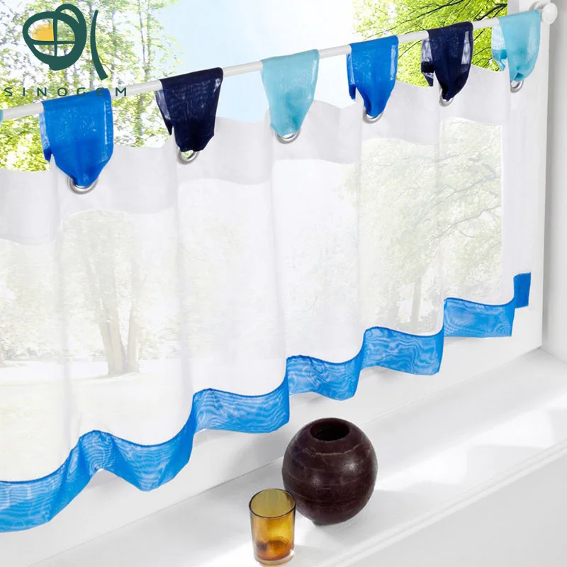 

Sinogem Brand New design Small Coffee Colored Suspenders Half-curtain kitchen curtains,5 colors,6 sizes for you,1 PIECE for sale