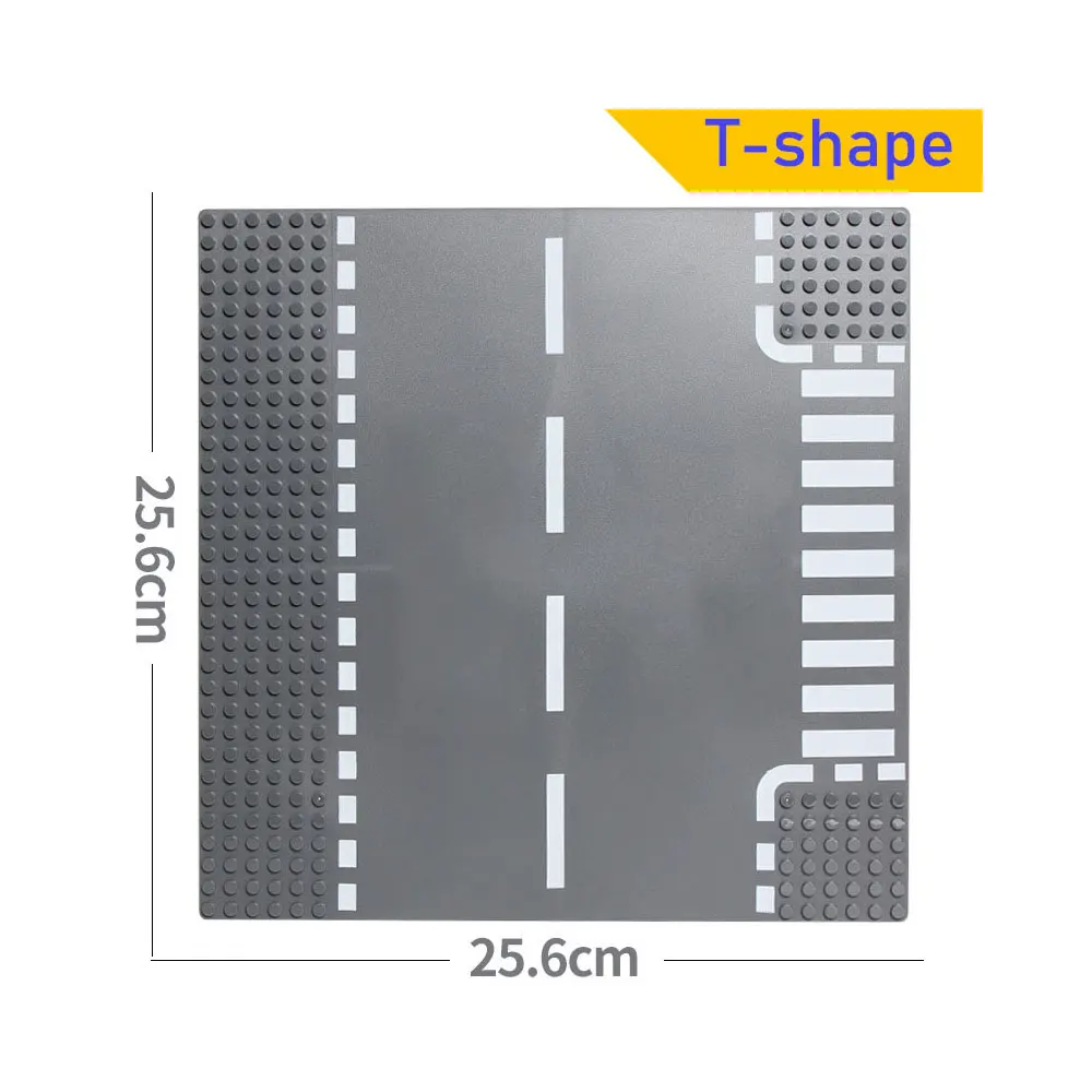 Городская дорога Baseplate улица DIY строительные блоки Базовая пластина для конструктора совместима с основным бренком городской стол 7280 7281 для детей Подарки