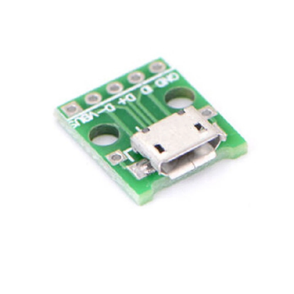 5 шт./лот B Тип PCB конвертер мини USB DIP адаптер 5pin гнездовой разъем лучшая