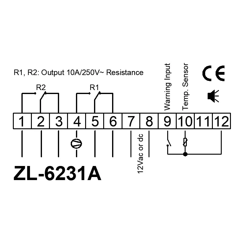 ZL-6231A, инкубатор контроллер, термостат с многофункциональный таймер, равный STC-1000, XH-W3001 или W1209+ TM618N, lilytech