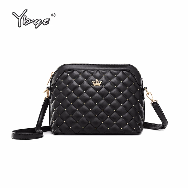 YBYT brand 2018 new imperial crown shoulder messenger crossbody bags diamond lattice women satchel fashion PU leather ladie bag YBYT brand 2018 new imperial crown shoulder messenger crossbody bags diamond lattice women satchel fashion PU leather ladie bag