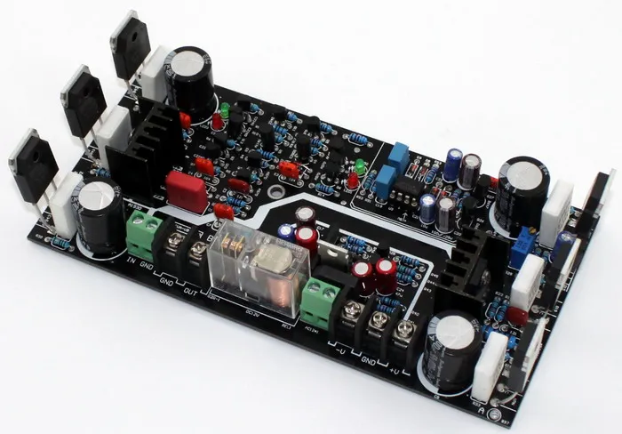 YJ MA-9S2 DC Сервоусилитель завершенная плата 250 Вт 4ohm моно с NJW0281/NJW0302 2SA1930/2SC5171 +
