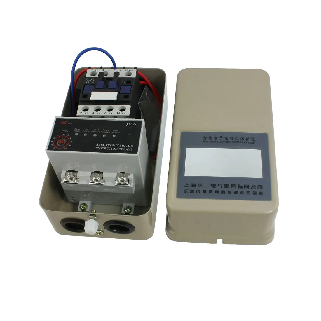 

Three Phase 4 No Ac Contactor 5-65A Relay Intelligent Motor Protector 3Kw 220V