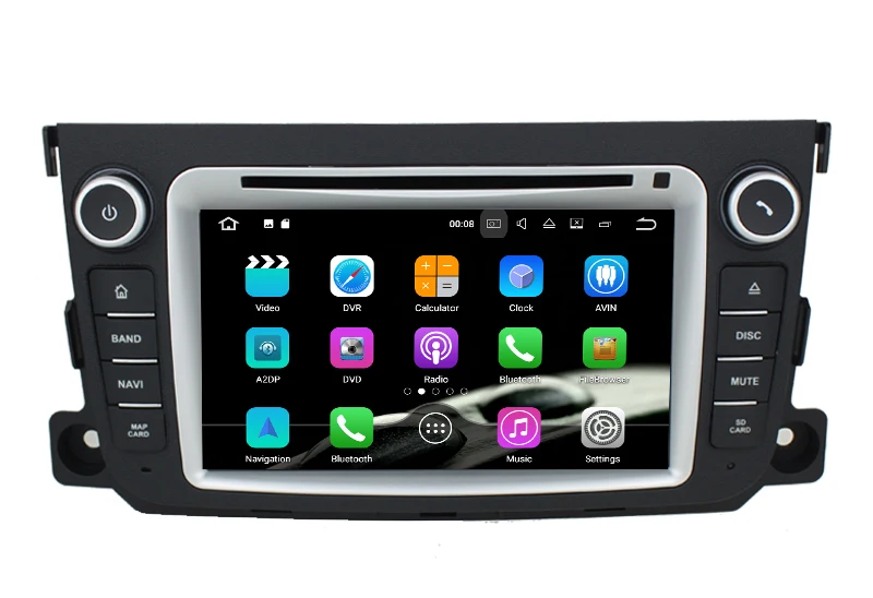 Flash Deal HIFIF 7 inch Quad Core 2 GB Android 7.1 Car DVD player For Benz Smart Fortwo 2012- with Radio GPS/Bluetooth/maps/wifi 1024*600 3