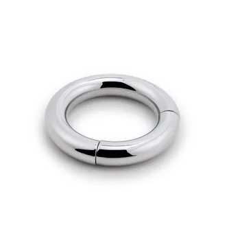 7 size for choose Heavy Duty male Magnetic Ball Scrotum Stretcher metal penis cock lock Ring Delay ejaculation BDSM Sex Toy men 3