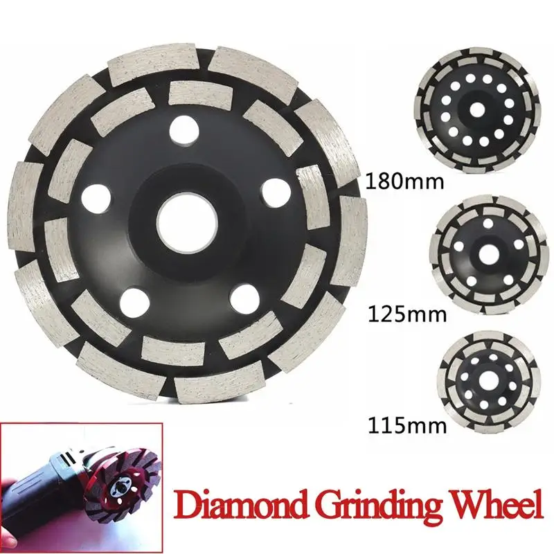 115/125/180 мм Алмазный шлифовальный диск абразивный бетон инструмент расходные материалы колеса для металлообработки резки каменной кладки колеса чашки пильного диска