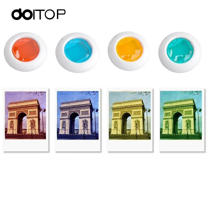 

DOITOP Close-up Lens Color Filter 4PCS/Set for Fujifilm Instax Mini 7S 7 8 8+ 9 Instant Film Cameras Photographic Accessories /3