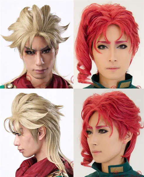 

Janpan Ainime JOJO'S BIZARRE ADVENTURE BRANDO cosplay wig Kakyoin Noriaki wig hair costumes