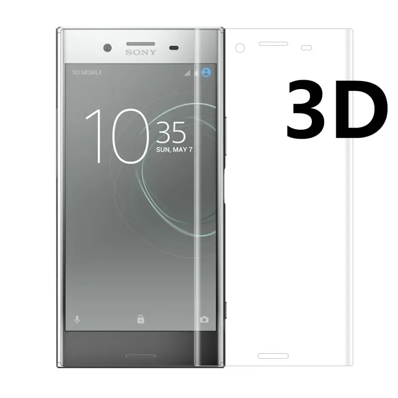 

For Sony Xperia XZ1 XZ2 Compact G8342 3D full Cover tempered Glass Screen Protector film for Sony Xperia XZ XZs Dual F8331