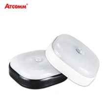 Светодиодный светильник под шкаф с PIR датчиком движения беспроводной с питанием от аккумуляторной батареи AAA умный Авто ночник для лестницы коридора спальни