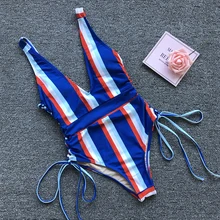 Сексуальный сдельный купальник, женский купальник, монокини, купальный костюм с пуш-ап, женский пляжный купальник с v-образным вырезом, закрытый купальник XL