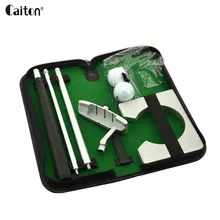 Caiton портативный набор клюшек для гольфа с шариковым отверстием-чашка Крытый гольф Паттер тренировочный Гольф er's gift