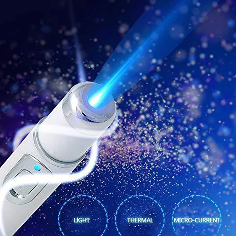 spesifikasi 1 Pcs Medis Cahaya Biru Terapi Varises Perawatan Laser Pena Lembut Scar Kerut Penghapusan Pengobatan Dropshipping