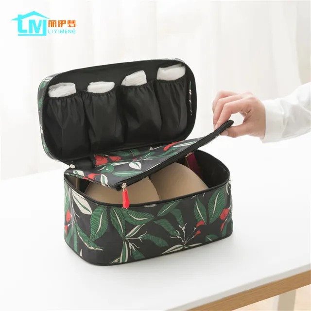 Liyimeng Waterproof Clothes Organizer Folding Storage Box Underwear Liyimeng Waterproof Clothes Organizer Folding Storage Box Underwear Bra Ng Makeup Cosmetic Cloth Container Travel Bags