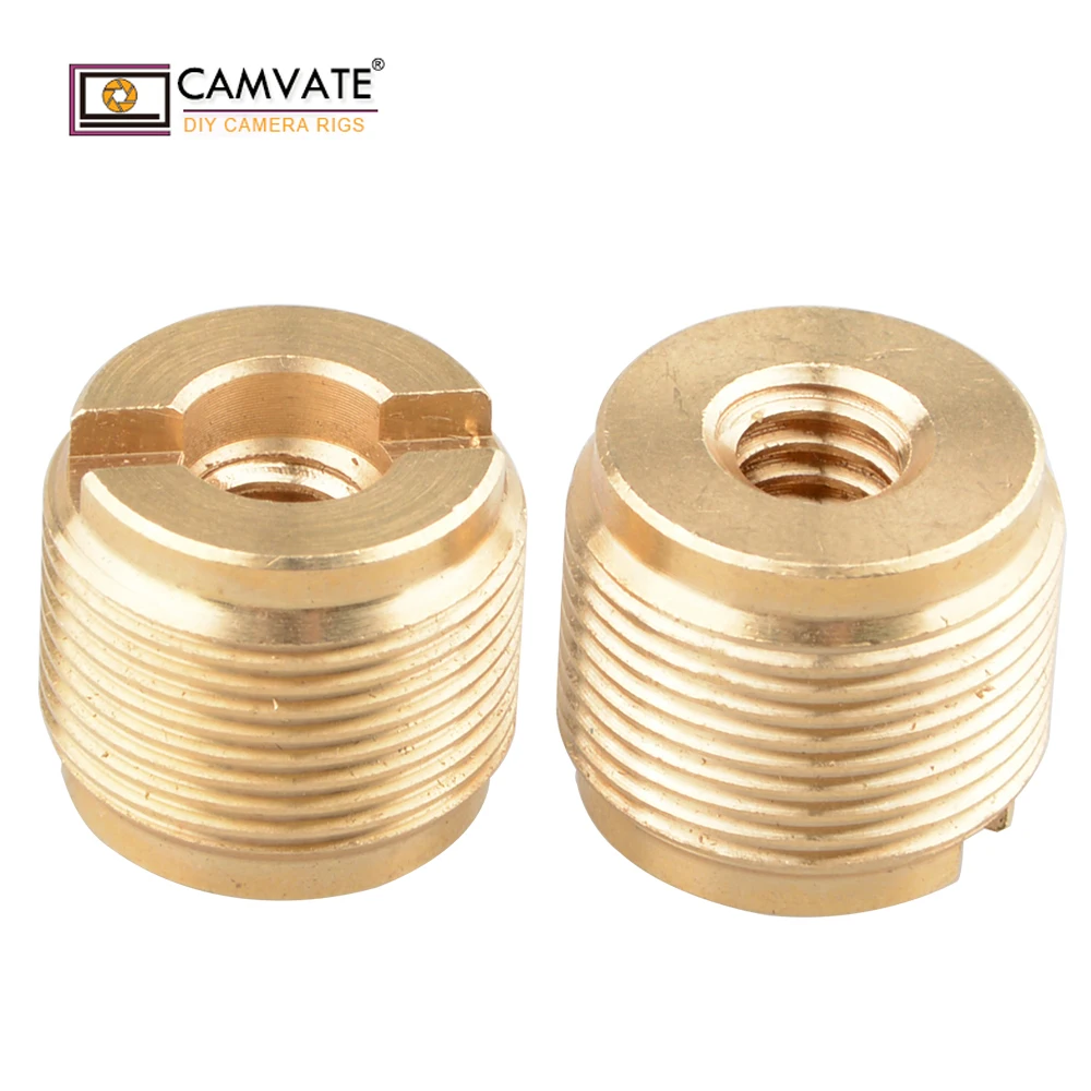 Адаптер CAMVATE Female с 1/4 &quot 20&quot на 5/8 27 Штекерный 2 шт. микрофон C1704 аксессуары для