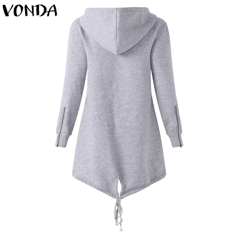  Fashion Hoodies Women Autumn Winter Coat 2019 Solid Zip Up Sweatshirt Hooded Long Sleeve Casual Lon