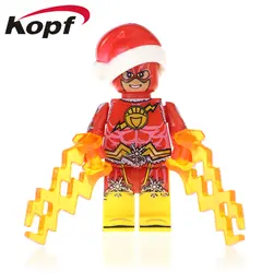 PG1650 здания Конструкторы Merry Рождество Flash капитан Shazam Американский фигурки героев Модель Коллекция для детей игрушечные лошадки подарок