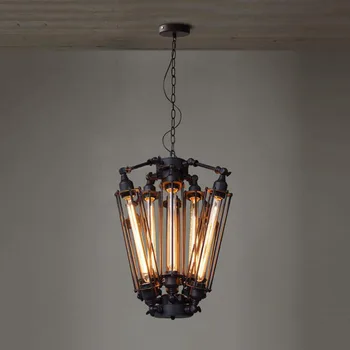 

2017 New American Retro Pendant Lights Industrial lamp Loft Vintage Restaurant Bar Alcatraz Island Edison Lampe Hanging lighting