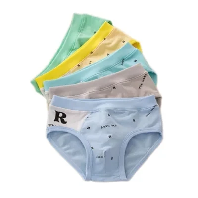 

5 pieces / lot boys underwear 2 - 6 Years baby boys fashion new design cute underwear kids children boys briefs multi color 2017