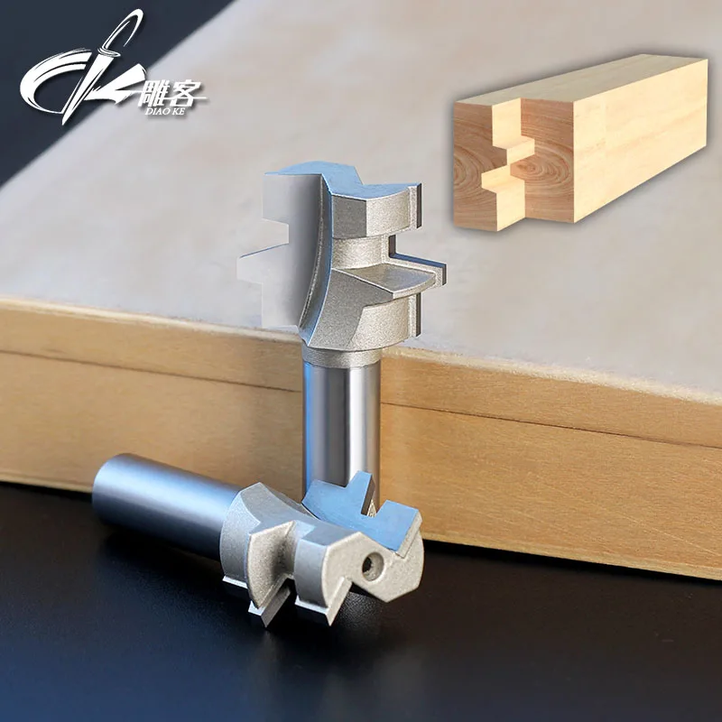1PCS Woodworking cutter, bevel gear mortise cutter, T type tenon and