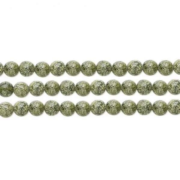 

2017 Rushed Direct Selling Metal Round-brilliant-shape Nice Beads 6mm Serpentine For Jewelry Making Wholesale