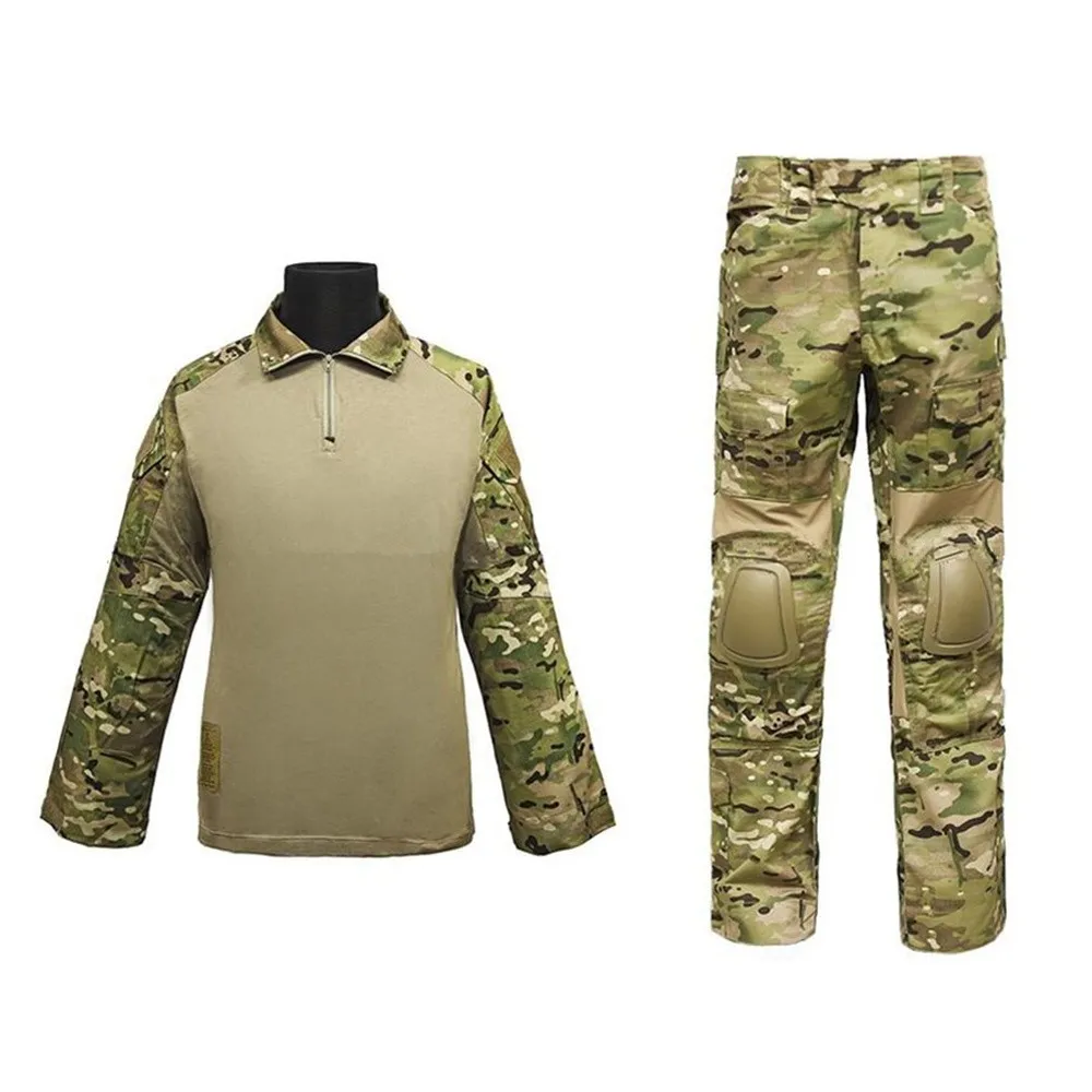 Нам армейская Военная униформа для мужчин для боевой тренировки EMERSON котики боевой комплект BDU форма(AOR1 MC на Marpat Лесной
