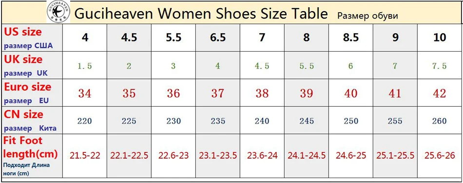 women shoes size