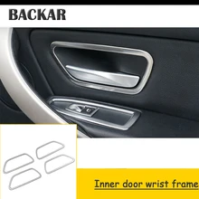 Backar из АБС-пластика для укладки двери межкомнатные Windows Управление Панель Декоративные наклейки для BMW F30 F34 F35 3 серии 320i 316i аксессуары