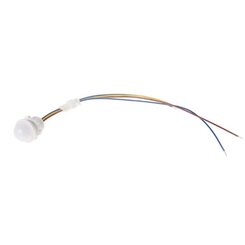 

25mm LED PIR Detector Infrared Motion Sensor Switch w/Time Delay Adjustable #Aug.26