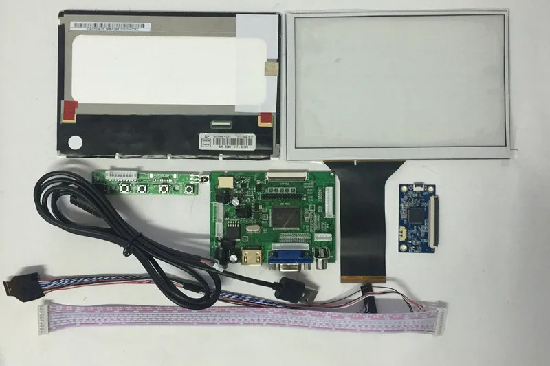  1280*800 7 inch IPS LCD screen for raspberry pi N070ICG-LD1 with touch panel screen HDMI+VGA+2AV Dr