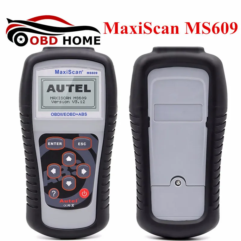 Высокое качество MaxiScan MS609 OBD2 сканер OBDII/EOBD сканирующий инструмент для АБС кодов MS