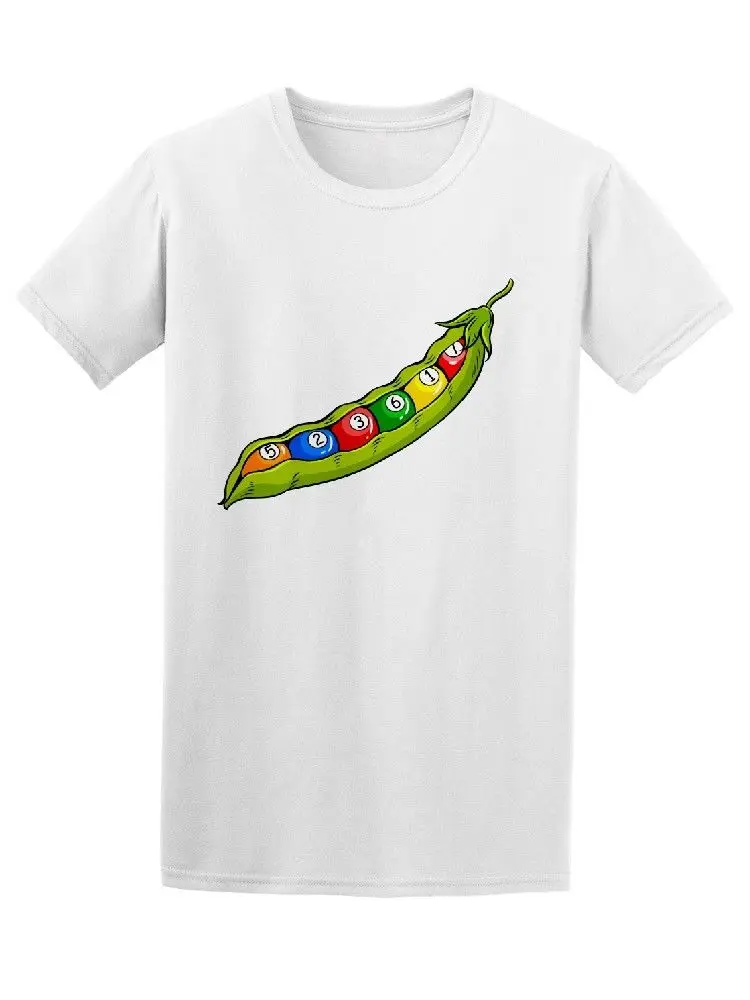 Pea Pod Billiard Balls Pop Art Мужская футболка мужские летние футболки рубашка топы больших