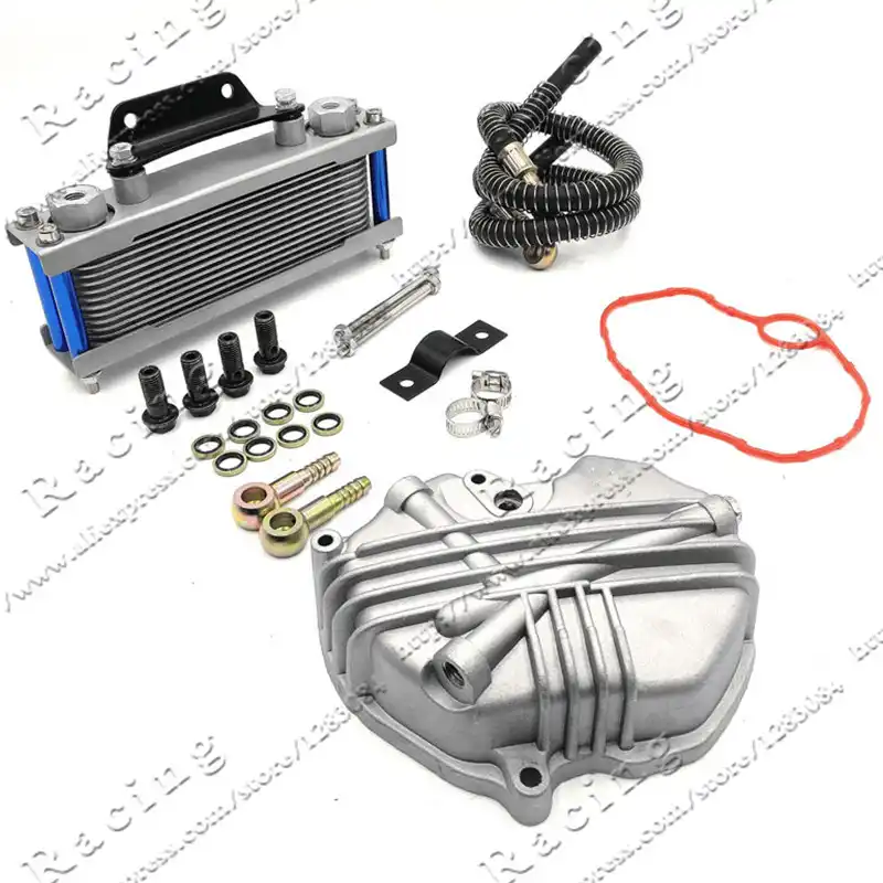 Oil Cooler radiator Curved beam Bike Dirt Pit Bike Monkey Racing