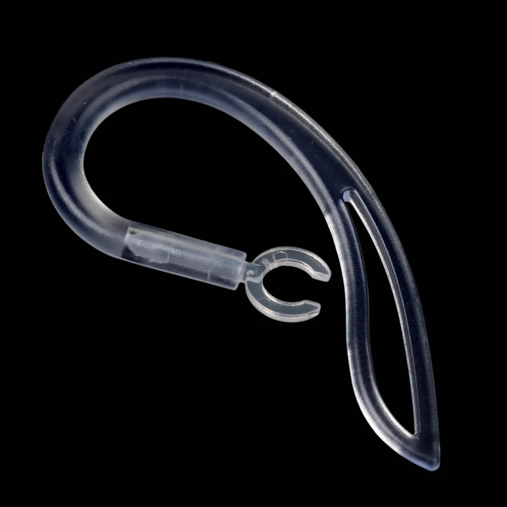 2019 NEW 4pcs Clear Replacement Bluetooth Headset Earhooks for Plantronis Marque M155 M165 M1100 M100 M55 M28 M25 (6mm)