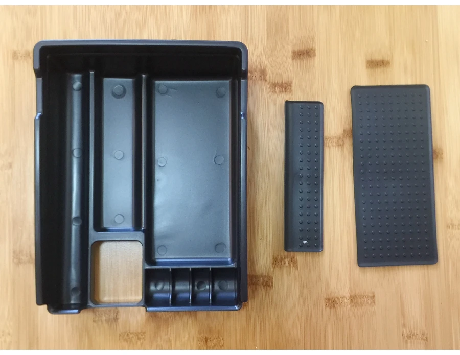 Для Nissan X-Trail X Trail T32 Rogue- черная центральная консоль многофункциональная коробка для хранения телефона лоток аксессуар