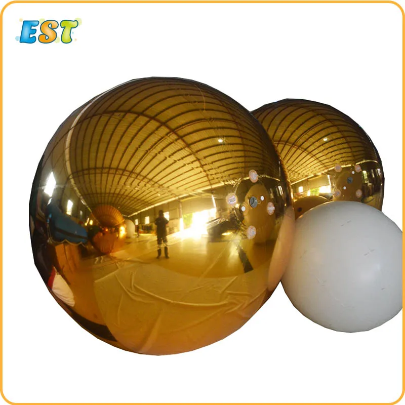 

3m Reflective Giant Inflatable Mirror Ball For Advertise